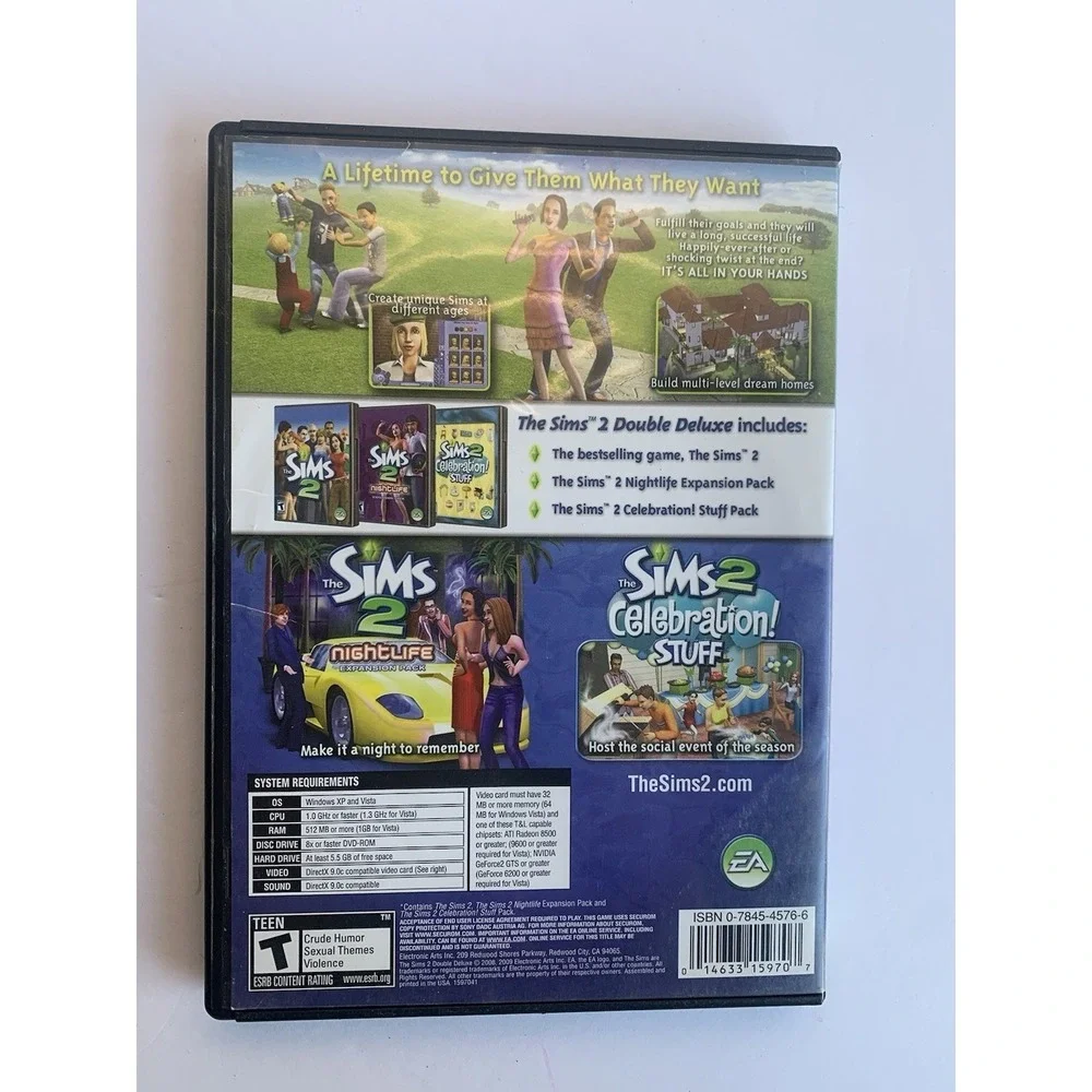 The Sims 2 Double Deluxe Seasons and The‎ Sims Medieval Limited Edition PC Game